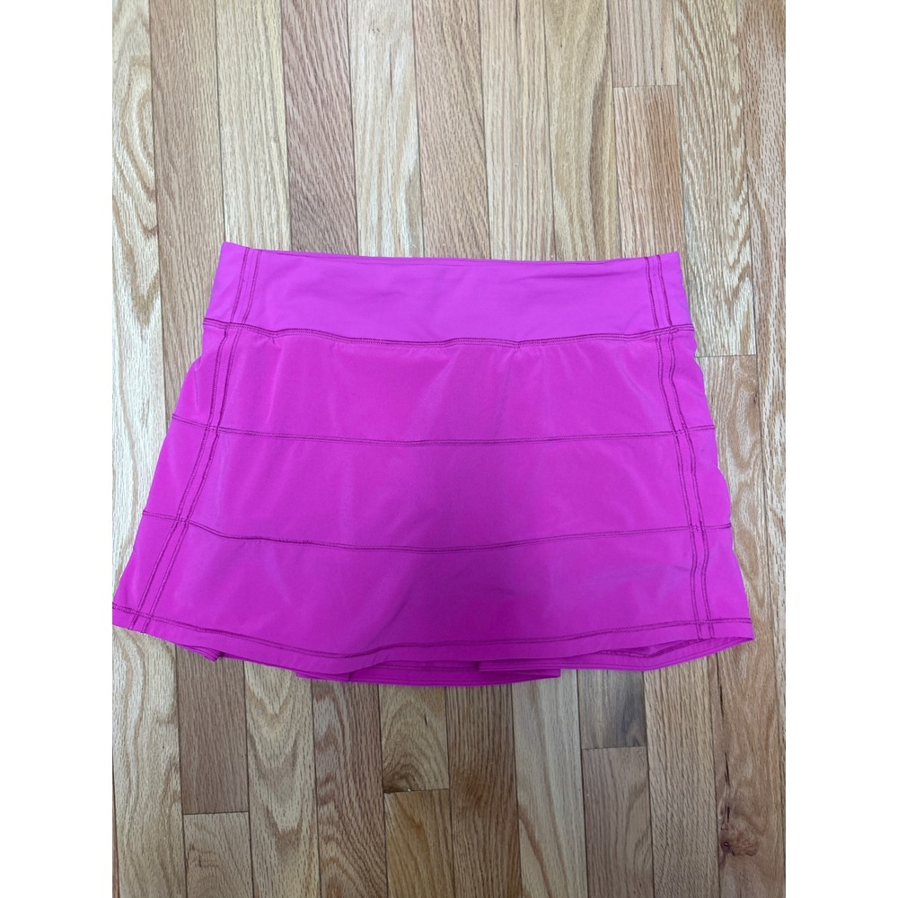 Lululemon Pace Rival Skirt Tall Pink Running Tennis Skort Size 8 W8BAAD
